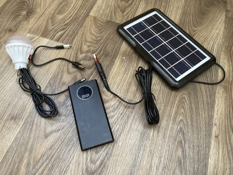 Solar battery and other accessories for the mobile electrics