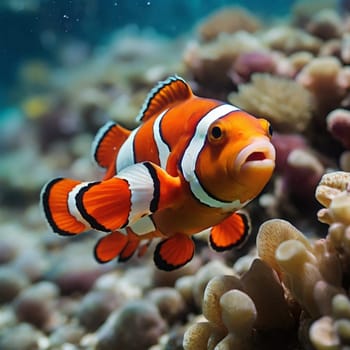 A Clownfish in the Ocean