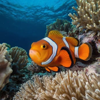 A Clownfish in the Ocean