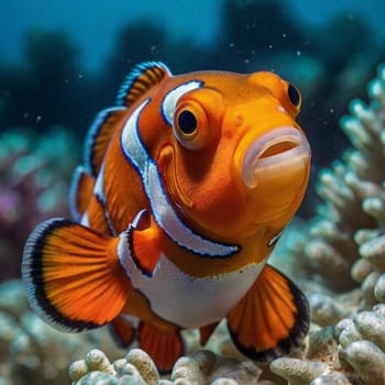 A Clownfish in the Ocean
