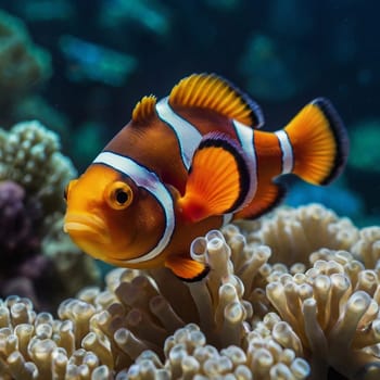 A Clownfish in the Ocean