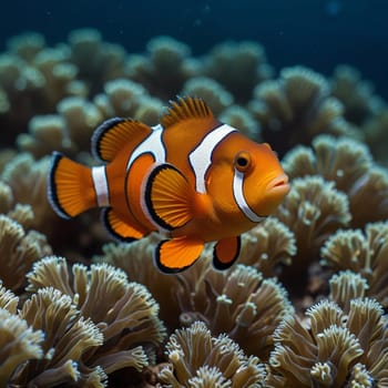 A Clownfish in the Ocean