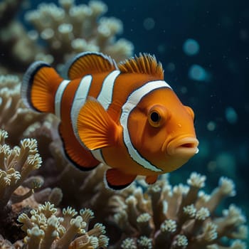 A Clownfish in the Ocean