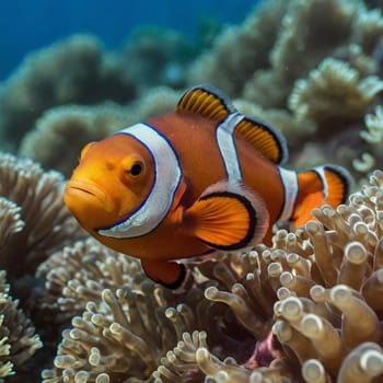 A Clownfish in the Ocean