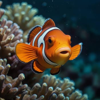 A Clownfish in the Ocean