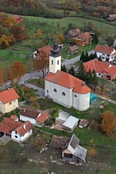 Parish church of St. Catherine of Alexandria in Komarevo, Croatia