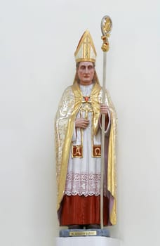 Blessed Augustin Kazotic, statue in the parish church of St. Paul in Retkovec, Zagreb, Croatia