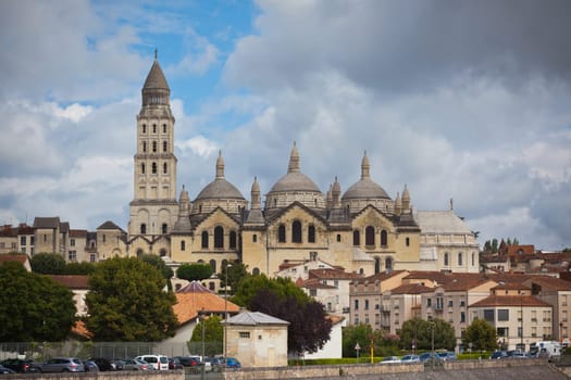 View of Saint Front Cathedral in Perigord, France