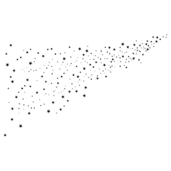 star background illustration design template