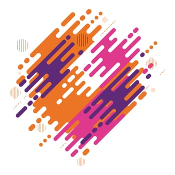 Abstract flat dynamic background design template