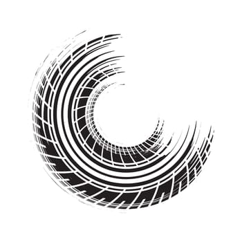 Tire vector icon illustration design template
