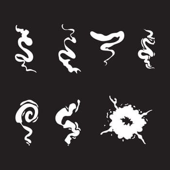 Cloud Smoke design illustration template