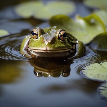 Awesome Green amphibian Frog picture