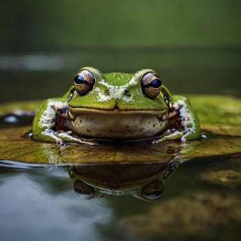 Awesome Green amphibian Frog picture