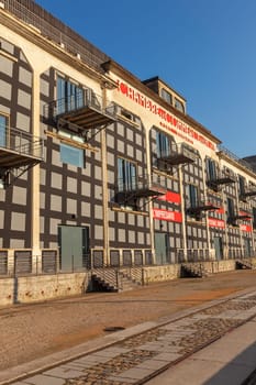 FRANCE, LYON - FEBRUARY 19: The Confluence District in Lyon, France on February 19, 2013. New district with an modern architecture in the place of the old port