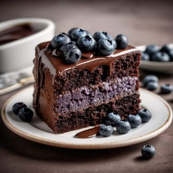 Awesome Tasty Blueberry Cake Pie