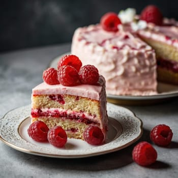 Awesome Tasty Raspberry Cake