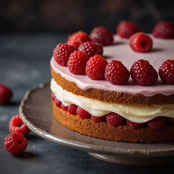 Awesome Tasty Raspberry Cake
