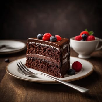 Awesome Choco Chocolate Cake Pie