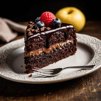 Awesome Choco Chocolate Cake Pie