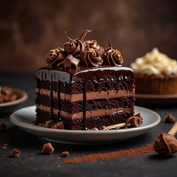 Awesome Choco Chocolate Cake Pie