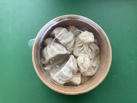 Restaurant portion of the georgian khinkali