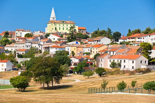 Cityscape of Vrsar, Istria, Croatia. Horizontal shot