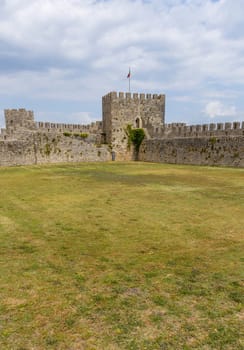 Detail of the ruined castle of Montemor-o-Velho, Portugal