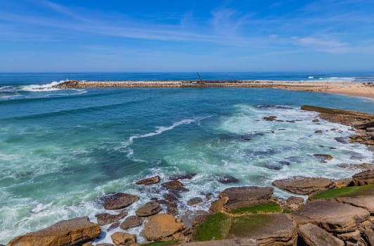 Tthe beach of Praia dos Pescadores, Ericeira, Mafra, Portugal