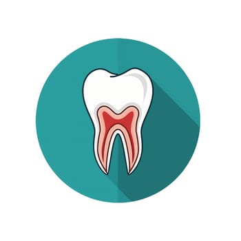 tooth icon illustration isolated