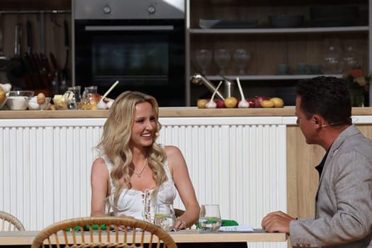 Melissa Naschenweng (singer / artist) in the ARD TV show "Immer wieder sonntags""."