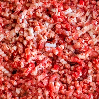 ground beef meat seamless texture and full-frame macro background