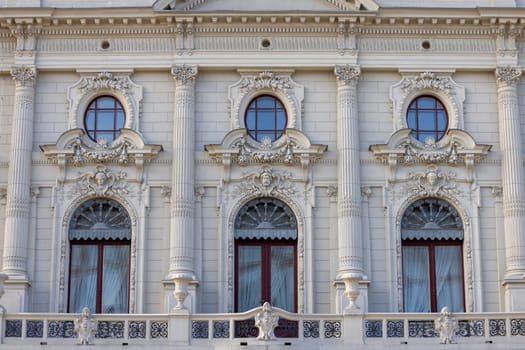 Lodz, Poland - May 4, 2023: Museum of the City of Lodz, seated in one of the most impressive buildings in the city, in the former palace of the Lodz factory owner Izrael Poznanski