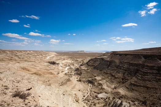 Beautiful Mangystau landscape, Ustyurt natural reserve, Kazakhstan. Central asia travel