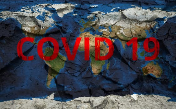 Pandemic coronavirus covid-19 worldwide, concept. Elements of this image furnished by NASA