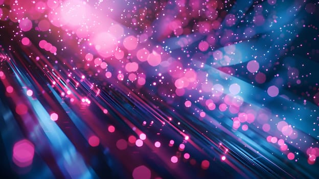 abstract background with pink blue glowing neon lines