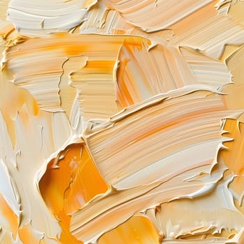 Abstract pale orange oil paint brush strokes texture