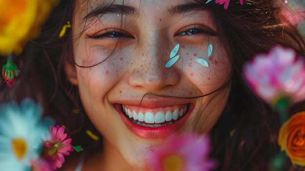 Asian women who are happy