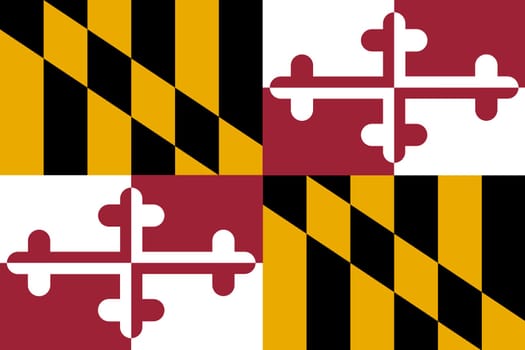 A Maryland State Flag background illustration