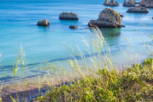 Praia de Boião, beach in Alvor near Portimão in Algarve region of Portugal