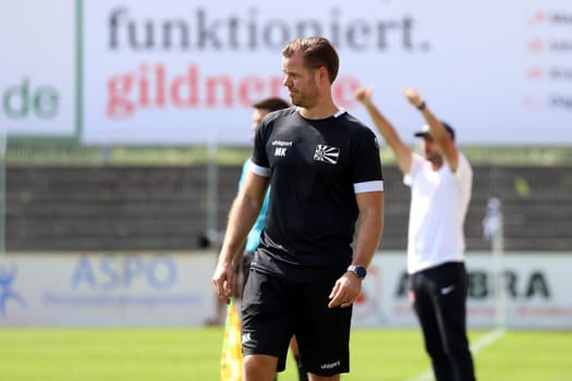 Mario Klotz (FC 08 Villingen head coach) at the match of the football RL SW 24-25: 6th Sptg: FC 08 Villingen vs Eintracht Frankfurt U21