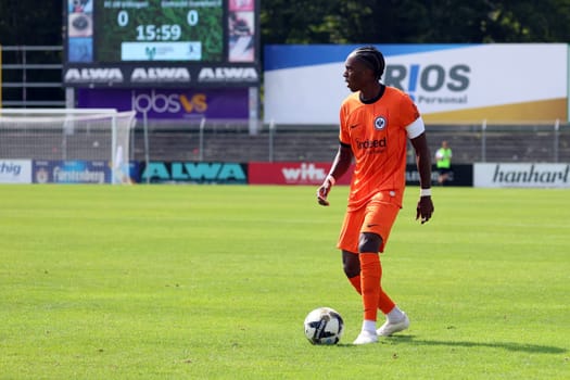#7 Phinees Bonianga (Eintracht Frankfurt II) at the match of the Football RL SW 24-25: 6th Sptg: FC 08 Villingen vs Eintracht Frankfurt U21