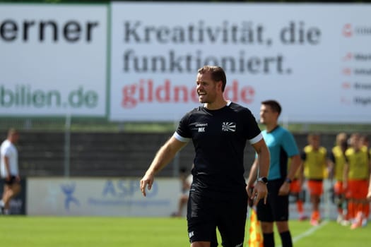 Mario Klotz (FC 08 Villingen head coach) at the match of the football RL SW 24-25: 6th Sptg: FC 08 Villingen vs Eintracht Frankfurt U21