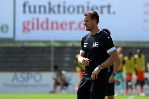 Mario Klotz (FC 08 Villingen head coach) at the match of the football RL SW 24-25: 6th Sptg: FC 08 Villingen vs Eintracht Frankfurt U21
