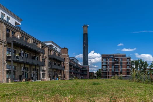 Restoration and conversion of an old factory site into a residential complex