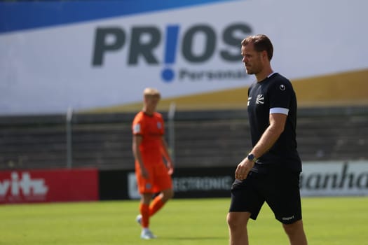 Mario Klotz (FC 08 Villingen head coach) at the match of the football RL SW 24-25: 6th Sptg: FC 08 Villingen vs Eintracht Frankfurt U21