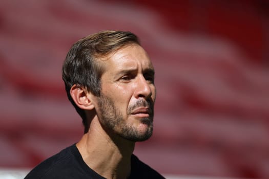 Head coach Julian Schuster (SC Freiburg) at the football friendly: SC Freiburg - FC Basel  REGULATIONS PROHIBIT ANY USE OF PHOTOGRAPHS AS IMAGE SEQUENCES AND/OR QUASI-VIDEONann  Photo: Joachim Hahne/johapress