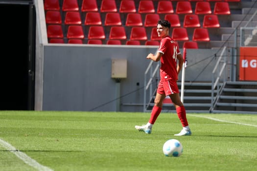 Marco Wörner (SC Freiburg) scored three times for the club in the friendly match: SC Freiburg - FC Basel  REGULATIONS PROHIBIT ANY USE OF PHOTOGRAPHS AS IMAGE SEQUENCES AND/OR QUASI-VIDEONann  Photo: Joachim Hahne/johapress