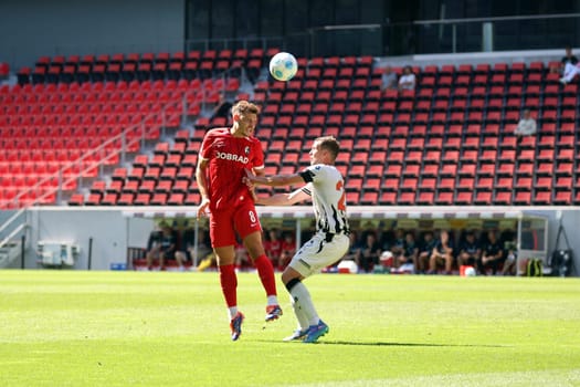 at the football test match: SC Freiburg - FC Basel  REGULATIONS PROHIBIT ANY USE OF PHOTOGRAPHS AS IMAGE SEQUENCES AND/OR QUASI-VIDEONann  Photo: Joachim Hahne/johapress