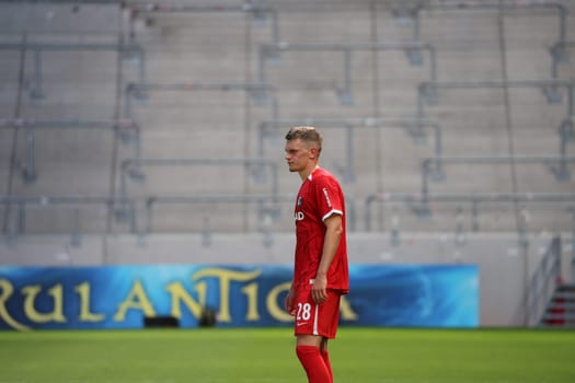 Matthias Ginter (SC Freiburg) at the football friendly: SC Freiburg - FC Basel  REGULATIONS PROHIBIT ANY USE OF PHOTOGRAPHS AS IMAGE SEQUENCES AND/OR QUASI-VIDEONann  Photo: Joachim Hahne/johapress